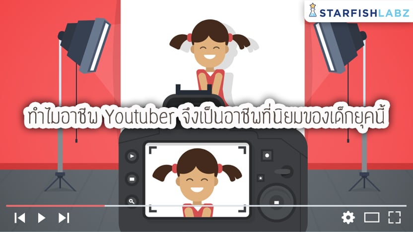 ทำไมอาชีพ Youtuber จึงเป็นอาชีพที่นิยมของเด็กยุคนี้