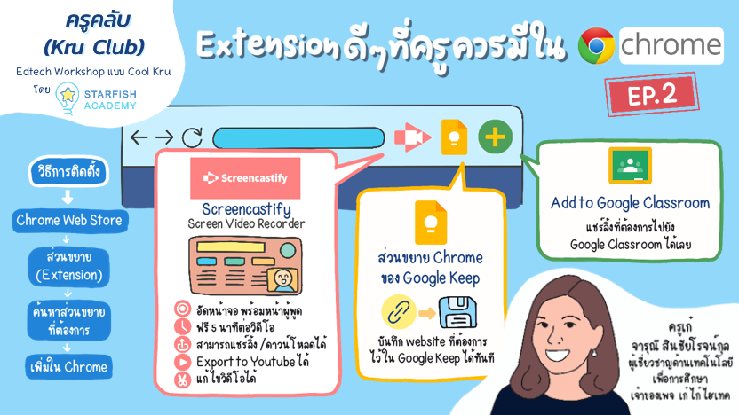 Extension ดีๆ ที่ครูควรมีใน Chrome EP.2