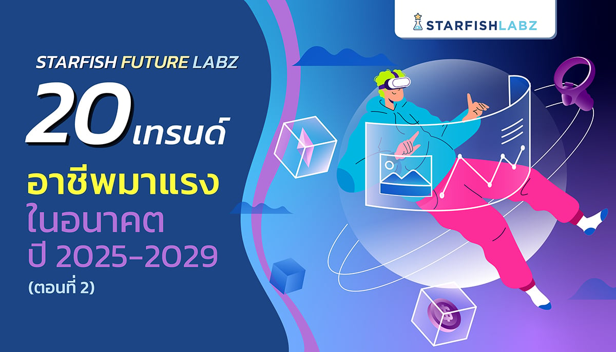 บทความ - 20 เทรนด์อาชีพมาแรงในอนาคต ปี 2025-2029 (ตอนที่ 2)