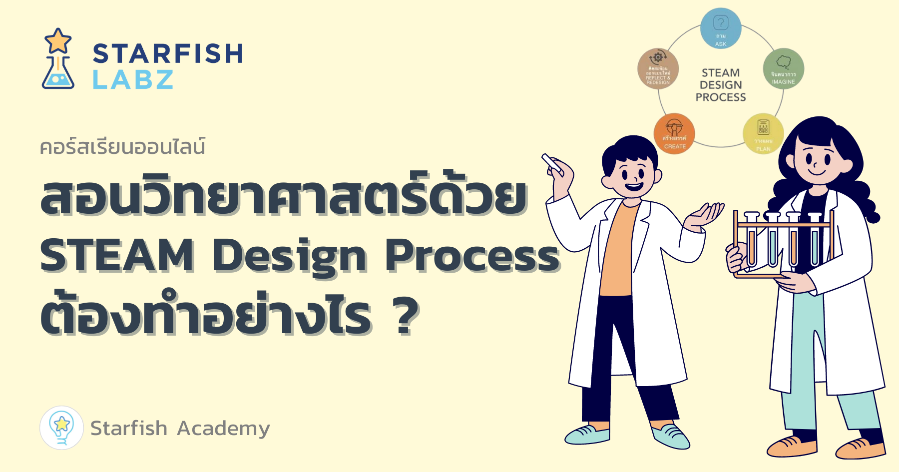 สอนวิทยาศาสตร์ด้วย STEAM Design Process ต้องทำอย่างไร › คอร์ส › หน้าหลัก