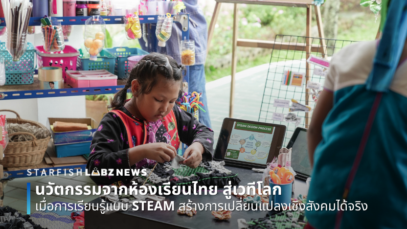 นวัตกรรมจากห้องเรียนไทย สู่เวทีโลก: เมื่อการเรียนรู้แบบ STEAM สร้างการเปลี่ยนแปลงเชิงสังคมได้จริง