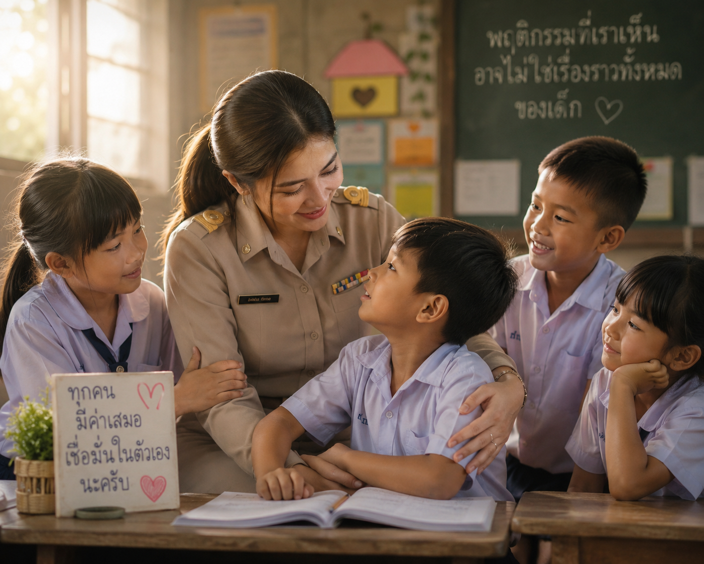 พฤติกรรมที่เราเห็น อาจไม่ใช่เรื่องราวทั้งหมดของเด็ก