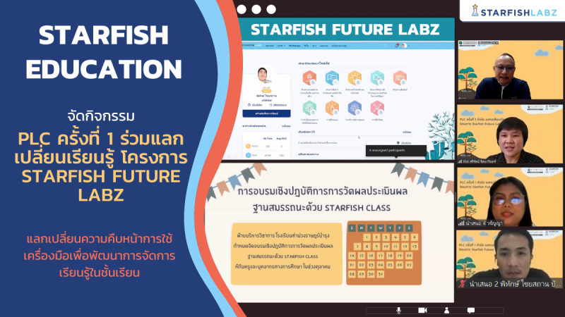 Starfish Education จัดกิจกรรม PLC ครั้งที่ 1 ร่วมแลกเปลี่ยนเรียนรู้ โครงการ Starfish Future Labz
