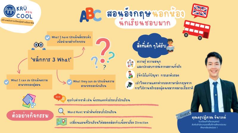 ภาษาอังกฤษห้องเรียนไร้ผนัง (Wall-Free English Class)