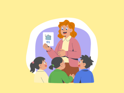 กิจกรรมการสอนชุดคำศัพท์การอ่านออกเสียงภาษาไทย