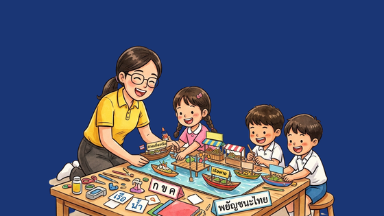จัดการเรียนรู้ภาษาไทยเชิงสร้างสรรค์ผ่าน Makerspace